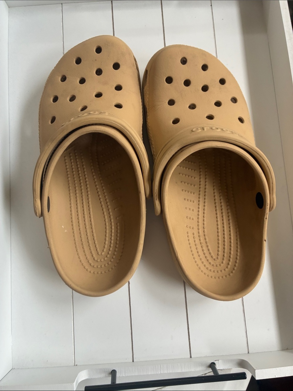CROCS Kids Classic Clog in Tan